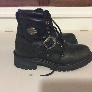 Harley Davidson Women’s Faded Glory Black 6” Size 8.5 Boots